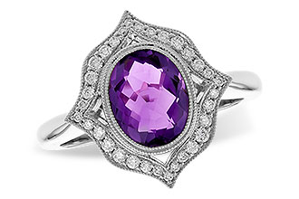 K282-97889: LDS RG 1.52 AMETHYST 1.70 TGW (9x7MM AMY)