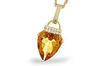 K282-97898: NECKLACE 3.12 CITRINE 3.18 TGW (12x10MM CIT)