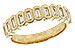 K283-83280: LDS WED RG .30 TW BAGUETTES