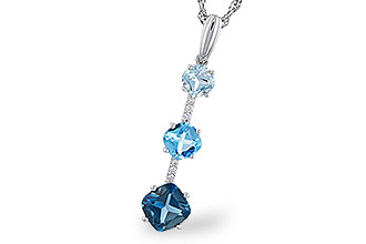 K283-83343: NECK 1.87 TW BLUE TOPAZ 1.90 TGW
