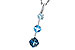 K283-83343: NECK 1.87 TW BLUE TOPAZ 1.90 TGW