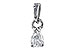 K283-84216: PENDANT .14 PEAR SHAPE