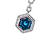 K283-84234: NECK 3.40 LONDON BLUE TOPAZ 3.55 TGW (9MM LBT)