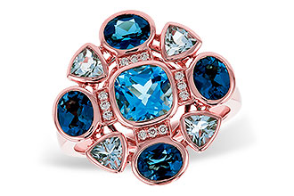 K283-85107: LDS RG 3.19 TW BLUE TOPAZ 3.25 TGW