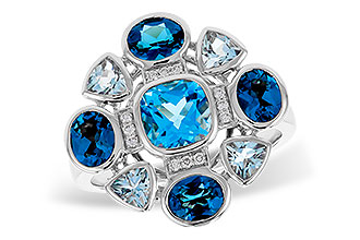 K283-85107: LDS RG 3.19 TW BLUE TOPAZ 3.25 TGW