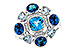 K283-85107: LDS RG 3.19 TW BLUE TOPAZ 3.25 TGW