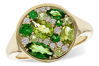 K283-86025: LDS RG 1.34 TW SEMI-PRECIOUS (TSAV, PER) 1.50 TGW