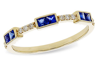 K283-86089: LDS WED RG .36 SAPPHIRE .43 TGW