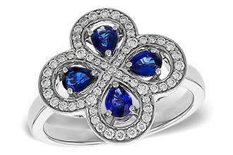 K283-87871: LDS RG .68 TW SAPPHIRE .96 TGW