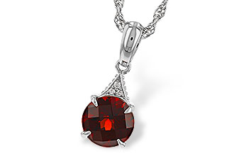 K283-88752: NECK 1.46 GARNET 1.47 TGW (7MM RD)