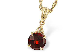 K283-88752: NECK 1.46 GARNET 1.47 TGW (7MM RD)