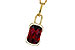 K284-73307: NECK 4.30 GARNET 4.45 TGW (12x8MM GAR)