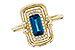 K284-73316: LDS RG .84 LONDON BLUE TOPAZ .96 TGW (8x4MM LBT)