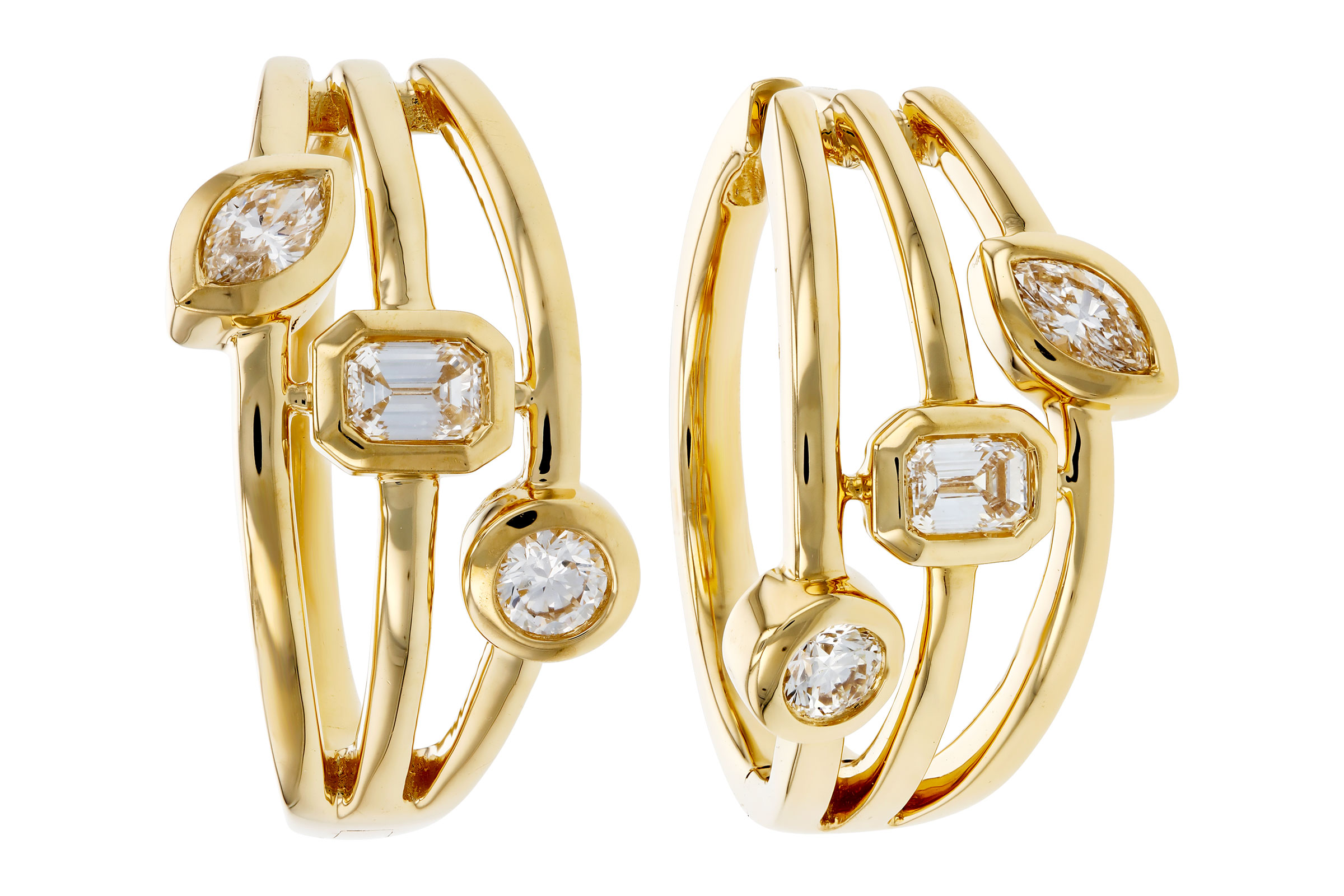 K284-74243: EARRINGS .45 TW (BR/EC/MQ)