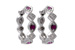 L010-18734: EARRINGS .20 RUBY .25 TGW
