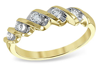 L102-06089: LDS WED RING .25 TW
