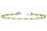 L197-51543: BRACELET 2.80 YELLOW DIA 4.01 TW