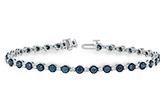L197-54189: BRACELET 2.35 BLUE DIA 3.17 TW