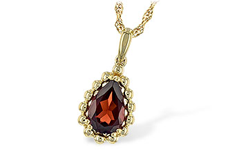 L198-40625: NECKLACE 1.38 CT GARNET