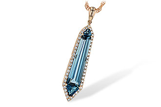 L199-27880: NECK 3.47 LONDON BLUE TOPAZ 3.70 TGW