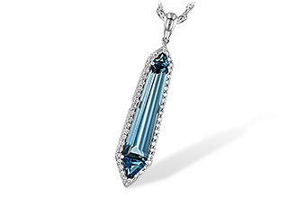 L199-27880: NECK 3.47 LONDON BLUE TOPAZ 3.70 TGW