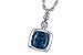 L199-30561: NECK 1.50 LONDON BLUE TOPAZ 1.54 TGW