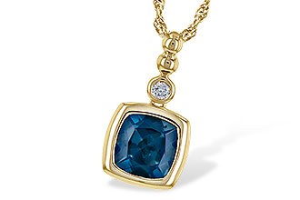 L199-30561: NECK 1.50 LONDON BLUE TOPAZ 1.54 TGW