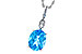 L199-35180: NECK 2.84 BLUE TOPAZ 2.87 TGW (10x8MM BT)