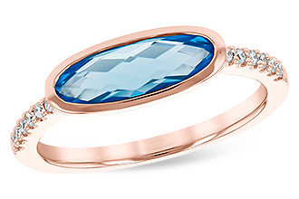 L282-03343: LDS RG 1.30 BLUE TOPAZ 1.40 TGW