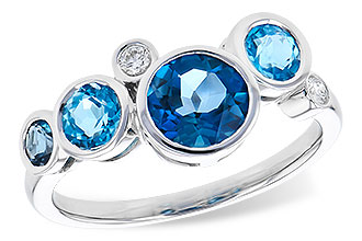 L282-06980: LDS RG 1.40 TW BLUE TOPAZ 1.45 TGW