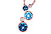 L282-06989: NECK 2.30 BLUE TOPAZ 2.40 TGW