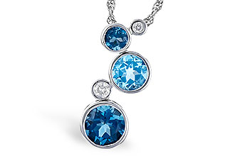 L282-06989: NECK 2.30 BLUE TOPAZ 2.40 TGW