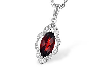 L282-07834: NECK 1.25 GARNET 1.36 TGW