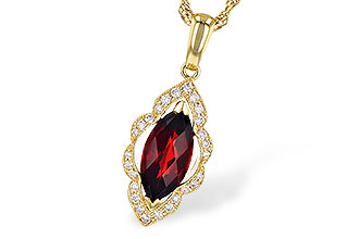 L282-07834: NECK 1.25 GARNET 1.36 TGW