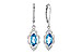 L282-07907: EARR 1.02 TW BLUE TOPAZ 1.17 TGW