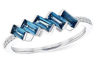 L282-08789: LDS RG .75 LONDON BLUE TOPAZ .82 TGW