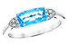 L282-91461: LDS RG 1.44 BLUE TOPAZ 1.52 TGW