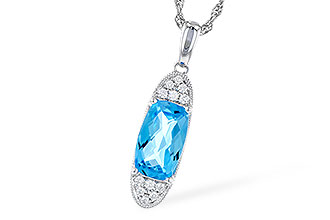 L282-91489: NECK 2.02 BLUE TOPAZ 2.12 TGW