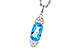 L282-91489: NECK 2.02 BLUE TOPAZ 2.12 TGW