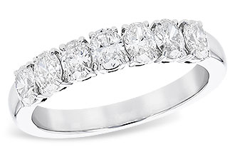 L282-92452: LDS DIA WED RG .97 TW (7 OVALS)