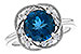L282-94261: LDS RG 2.90 LONDON BLUE TOPAZ 3.05 TGW (9MM LBT)