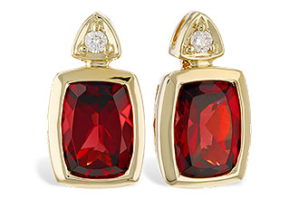 L282-95161: EARR 1.90 TW GARNET 1.94 TGW (7x5MM GAR)