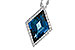 L282-97889: NECK 3.04 LONDON BLUE TOPAZ 3.20 TGW