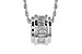 L282-99661: NECKLACE .46 TW BAGUETTE