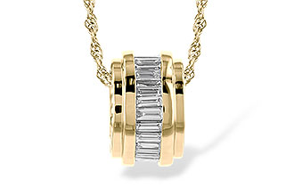 L282-99661: NECKLACE .46 TW BAGUETTE
