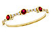 L283-85143: LDS WED RG .15 RUBY .24 TGW