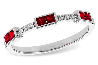 L283-86916: LDS WED RG .34 RUBY .41 TGW