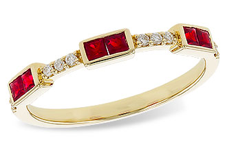 L283-86916: LDS WED RG .34 RUBY .41 TGW