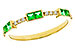 L283-86980: LDS WED RG .23 TW EMERALD .30 TGW