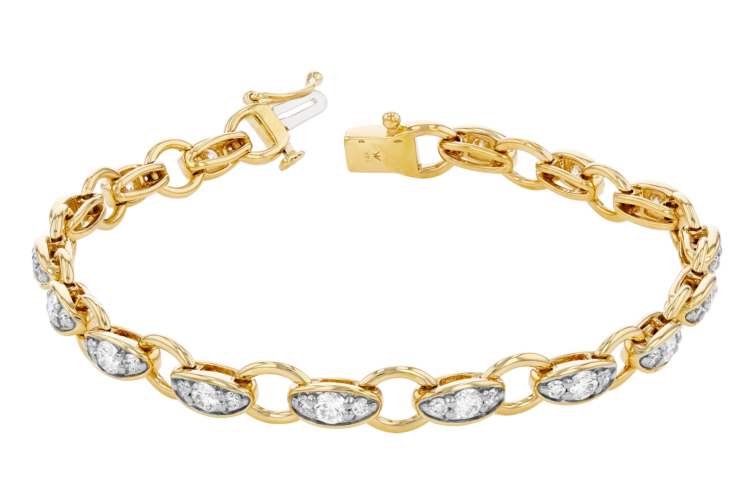L284-74261: BRACELET 2.20 TW (7")